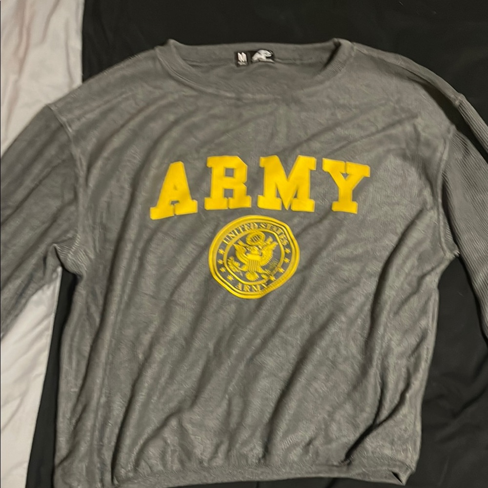 Gray Army Performance Sweatshirt